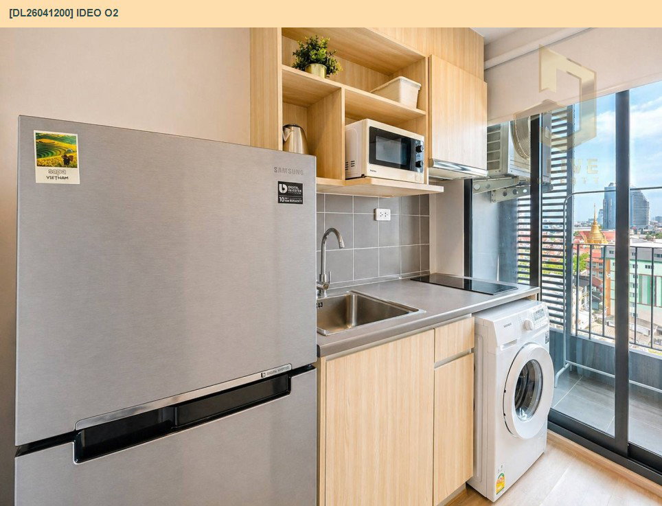 รูป DL26041200 ให้เช่าคอนโด ไอดีโอ โอทู (IDEO O2) ใกล้ BTS บางนา พร้อมเข้าอยู่ โทรด่วน 0653619502 LineID @897iyzll - รูปที่ 4/7