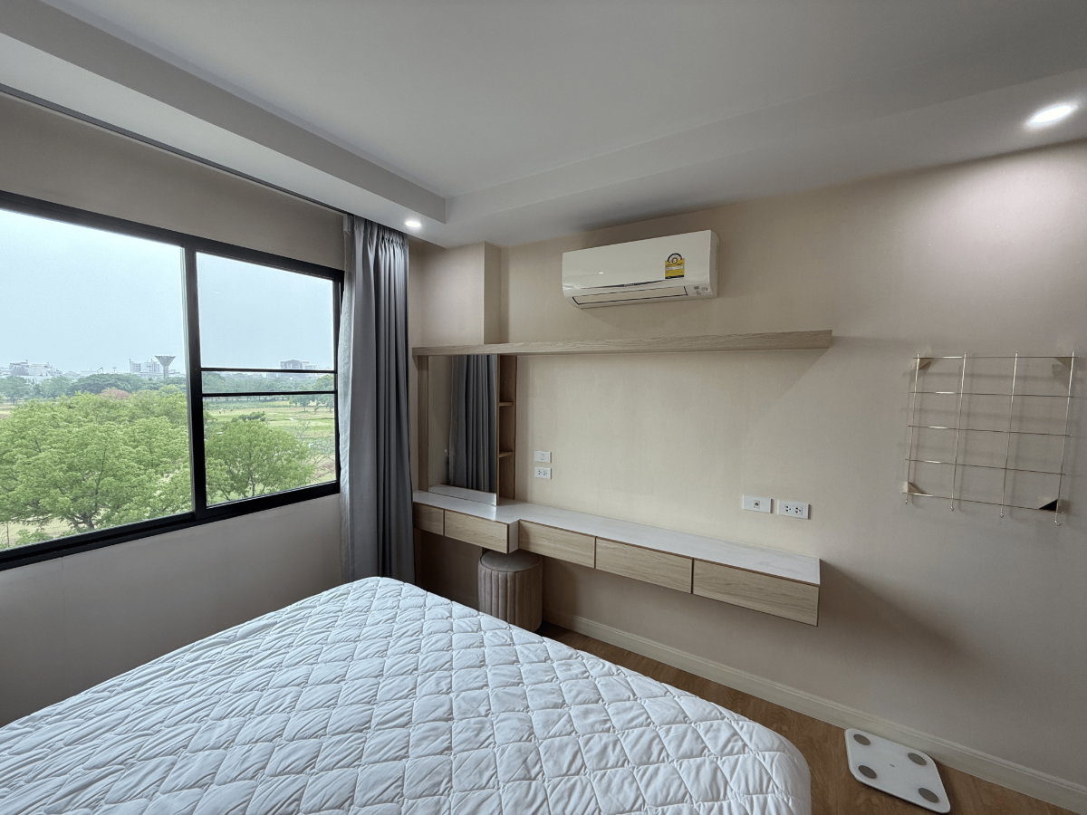 รูป พร้อมอยู่!!! V Condo Salaya ห้องใหญ่ 51ตรม. ใกล้ MUIC เฟอร์ครบ มีบริการทำความสะอาดห้อง มีรถรับส่ง - รูปที่ 3/11