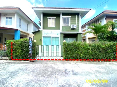บ้านเดี่ยว ชลบุรี : บ้านเดี่ยว 40 ตร.วา บ้านสวนกษิรา ศรีราชา ชลบุรี 3M