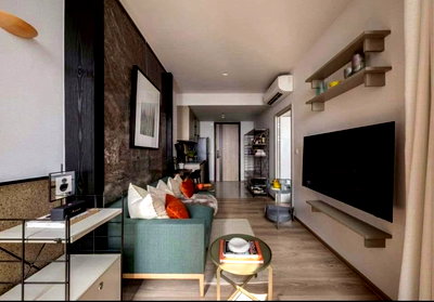 Condos for rent : 🙏😊 Condo for rent: Oka Haus by Sansiri 🛏️ 36 sqm. (1 bed 1 bath) ☀️ 41st floor (new room, unobstructed view, high floor) 🔥 Rent: 24,500 THB/month