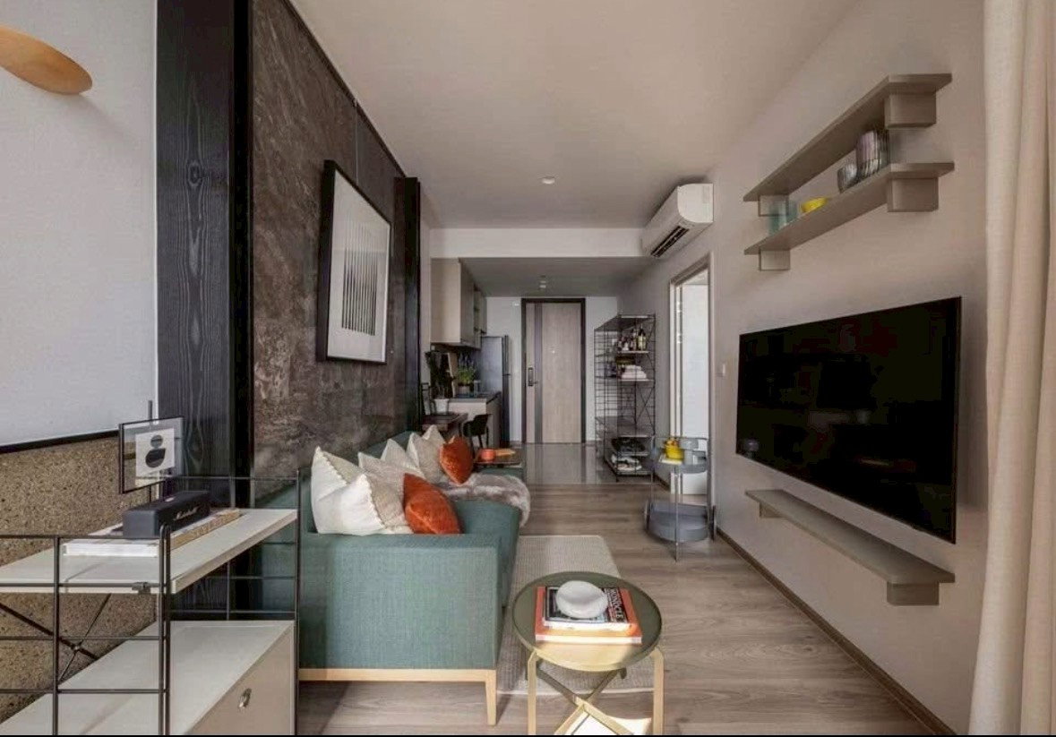 รูป  🙏😊​ให้เช่า คอนโด Oka Haus by Sansiri 🛏️​ห้อง 36 sqm. (1 bed 1 bath)  ☀️​ชั้น 41 (ห้องใหม่ วิวโล่ง ชั้นสูง)  🔥​ค่าเช่า 24,500 บาท / เดือน - รูปที่ 1/5