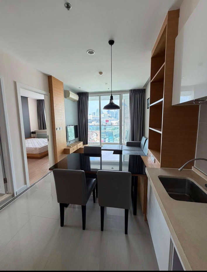 รูป TC green rama9 ☎️big 1 bed 40 sqm corner room ‼️only 15000/month ‼️NOW AVAILABLE 🔆✅ - รูปที่ 6/7