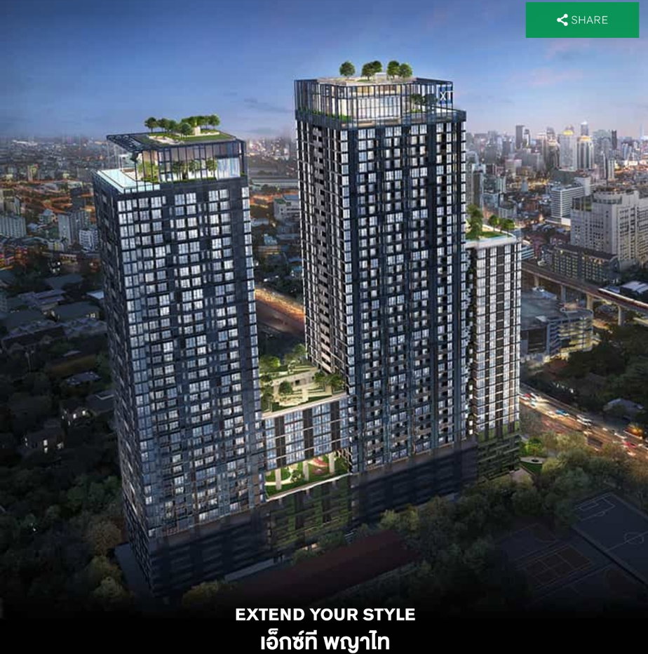 รูป คอนโด XT Phayathai ห้องใหม่กริ๊บ เฟอร์ครบ ตกแต่งพรีเมี่ยม  เจ้าของปล่อยเช่าเอง พร้อมเข้าอยู่ - รูปที่ 13/16