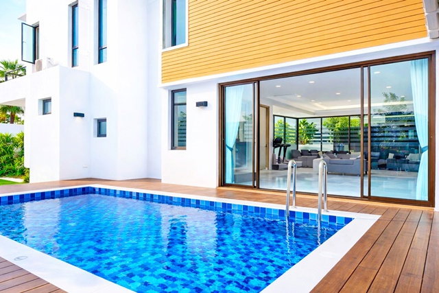 รูป คฤหาสน์ Pool Villa บ้านเดี่ยว 5-6นอน 7น้ำ เพชรเกษม69 สารสาสน์วิเทศบางบอน 300 ม. 432ตร.ม. 105ตร.ว. ใกล้ Zanook Wake Park 300ม. ลัดดารมย์ - รูปที่ 3/8