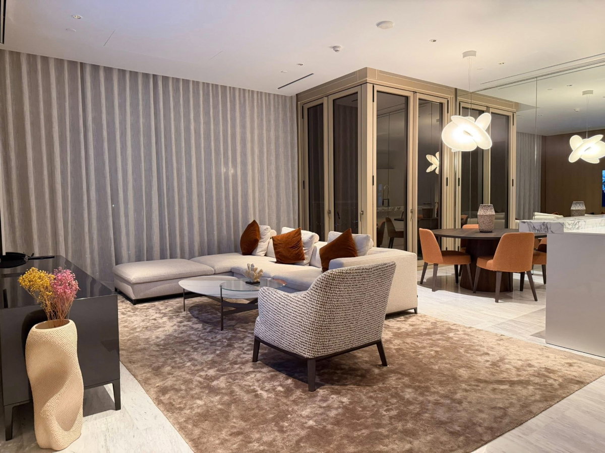 รูป +++เช่าด่วน+++ Four Seasons Private Residences **2 ห้องนอน 124 ตรม.ชั้น 4X แต่งครบพร้อมเข้าอยู่ - รูปที่ 4/8