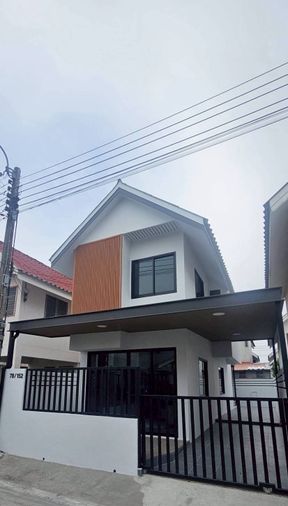 S2972 ขายบ้าน 2 ชั้น บ้านเอื้ออาทร ประชาสำราญ งบล้านต้นๆ ทำเลชุมชน อยู่สบาย