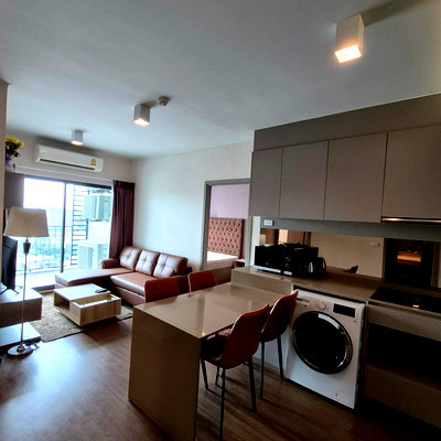Condos for rent : Condo for rent Ideo Sukhumvit 93 next to BTS Bang Chak, rare large 2-bedroom (Rt-01)
