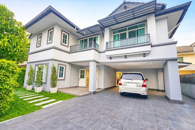 รูป ถูกสุดในหมู่บ้าน Perfect รามคำแหง164 รร.นานาชาติ RIS 499ม. เดินถึง เหมาะกับอาจารย์ คฤหาสน์ 4-5นอน 2 ชั้น 5น้ำ กว้างขวาง 75ตร.ว. 288ตร.ม. - รูปที่ 1/8