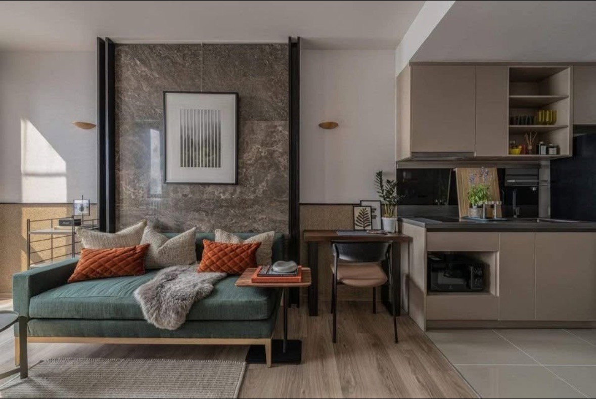 รูป  🙏😊​ให้เช่า คอนโด Oka Haus by Sansiri 🛏️​ห้อง 36 sqm. (1 bed 1 bath)  ☀️​ชั้น 41 (ห้องใหม่ วิวโล่ง ชั้นสูง)  🔥​ค่าเช่า 24,500 บาท / เดือน - รูปที่ 2/5
