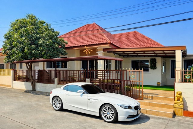 รูป เทียนทะเล 17-21 บ้านเดี่ยว รร.สวนกุหลาบ ธนบุรี 3.2 กม. 3 นอน 2 น้ำ ใกล้ตลาดดีเทียนทะเล 200 ม. บางขุนเทียน 33 ตร.ว.130 ตร.ม. - รูปที่ 1/8