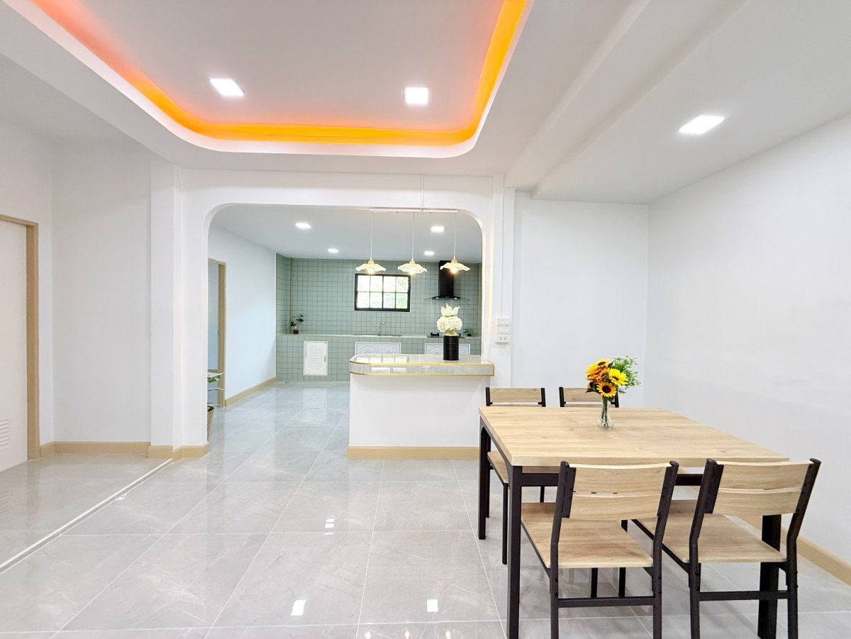 รูป บ้านชั้นเดียว หลังมุมใน มีดาดฟ้าชั้นบน หมู่บ้านนันทวัน5 ซอยเลียบวารี11 คู้ขวา หนองจอก บ้านสวย ทำเลดี พร้อมเฟอร์นิเจอร์ - รูปที่ 22/39