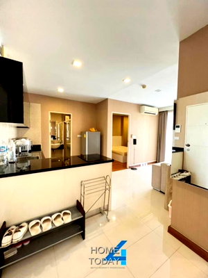 เช่าคอนโด สนามบินสุวรรณภูมิ : ด่วน ✈️ ให้เช่า Airlink Residence คอนโดใหญ่ 70 ตร.ม. ราคาพิเศษ!  2 ห้องนอน 2 ห้องน้ำ อาคาร 4 ชั้น 8 ทิศเหนือ ห้องเย็นสบาย 🥰  18,000 บาท/เดือน