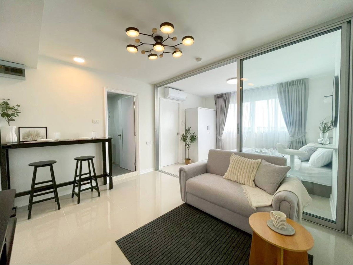 รูป ให้เช่า ลุมพินี เซ็นเตอร์ นวมินทร์ 🏡 ห้องสวย พร้อมอยู่‼️ ใกล้ MRT บางกะปิ #ตอบแชทไว 🔥🔥 รหัส B707 - รูปที่ 4/7