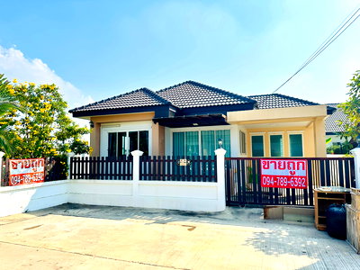 บ้านเดี่ยว สุพรรณบุรี : ขายถูก!! บ้านเดี่ยว 1 ชั้น 61.7 ตรว. มบ.รวยยิ่ง ใจกลางเมืองสุพรรณ (ใกล้บิ๊กซี) 