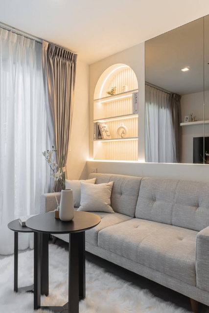 รูป คอนโดหรู‼️ 2BR ตกแต่ง Luxury Style For Rent/เช่า Life Ladprao (ไลฟ์ ลาดพร้าว) หรูหรา  พร้อมเข้าอยู่ - รูปที่ 6/9