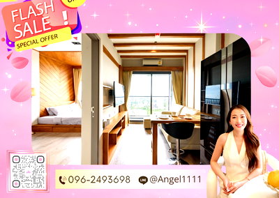 คอนโดให้เช่า : ✨🦄 Ready to move 🦄✨ Whizdom Avenue Ratchada - Ladprao ใกล้ MRT 0 เมตร เฟอร์ครบจบในที่เดียว โทร 096-2493698 (WDA0011)