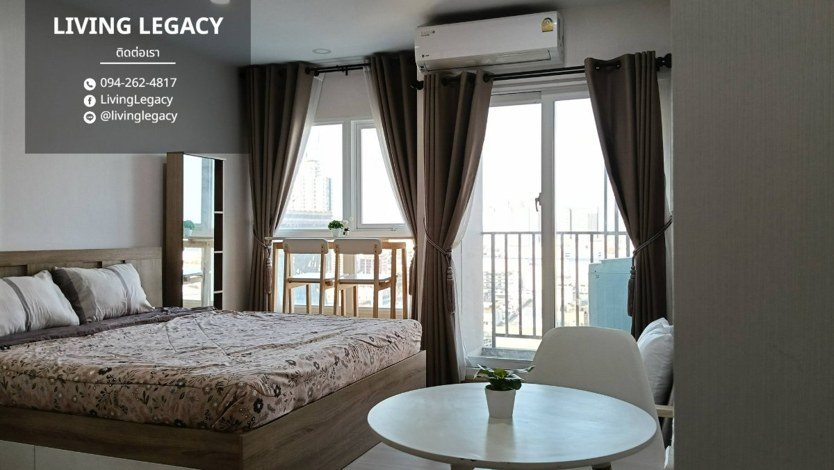 รูป เช่าด่วน! คอนโด Supalai Veranda Ramkhamhaeng 28 ตร.ม. ชั้น 12 | 11,000 บาท/เดือน | ใกล้ MRT SAT 67 ม. - รูปที่ 3/10