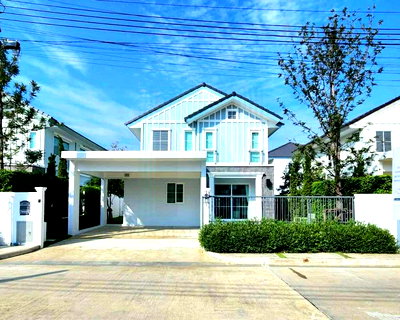 บ้านเดี่ยวให้เช่า : 📌 ให้เช่าบ้านเดี่ยว 2 ชั้น วิลลาจจิโอ 2 ศรีนครินทร์ - บางนา 3 ห้องนอน 3 ห้องน้ำ