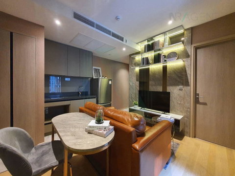 📌 For rent condo ASHTON ASOKE-RAMA 9 Building O, Floor 17,1 bed room, Room size 34.00 sqm