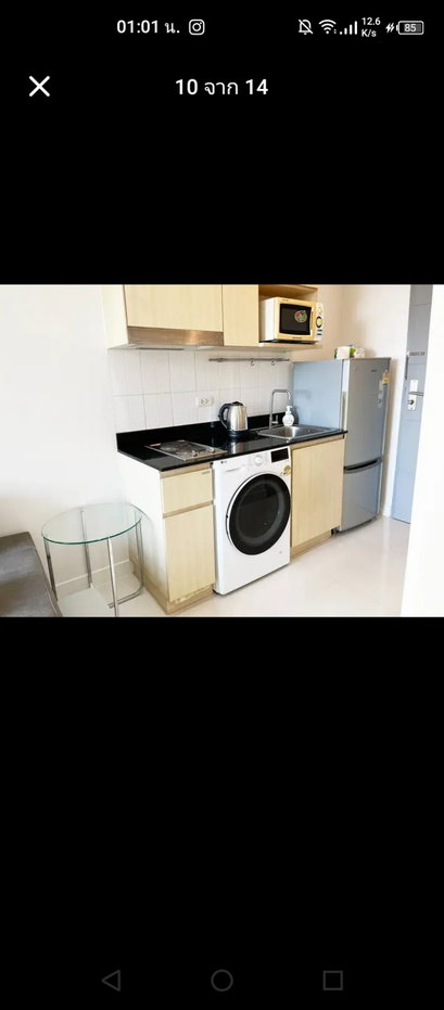 รูป 🌟 Ideo Verve ( A48) Size 31 SQ.M Type 1 Bedroom 1 Bathroom On the 6thFloor Rental 17,000THB. - รูปที่ 6/8