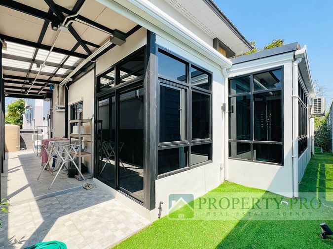 4-bed house for rent, 163 sqm, 60.7 sq wah, Viranya Wongwaen - Onnut