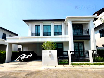 บ้านเดี่ยวให้เช่า : 📌 ให้เช่าบ้านเดี่ยว 2 ชั้น เศรษฐสิริ บางนา-สุวรรณภูมิ 4 ห้องนอน 4 ห้องน้ำ