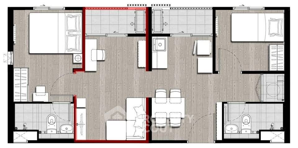 รูป คอนโด 2-ห้องนอน ที่ พลัมคอนโด เซ็นทรัล สเตชั่น เฟส 2 ใกล้ MRT สามแยกบางใหญ่ (ID 2852848) - รูปที่ 18/18
