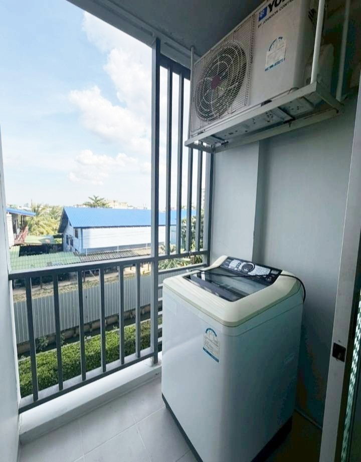 รูป ให้เช่า เดอะนิช ไอดี บางแค 1 ห้องนอน ขนาด 28 ตร.ม. ชั้น 3 เฟอร์นิเจอร์พร้อมอยู่ มีเครื่องซักผ้า - รูปที่ 5/8