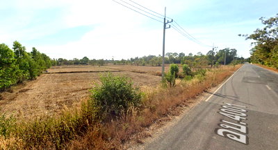 Land for sale Si Muang Mai Ubon Ratchathani : 🔥 Land for Sale – Roadside Property in Si Mueang Mai, 3+ Rai Only 490,000 THB 🔥