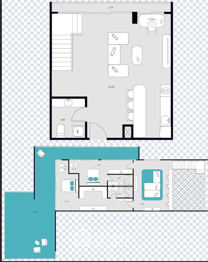 รูป คอนโด 2-ห้องนอน ที่ เอสเซนส์ เรสซิเดนซ์ ใกล้ Chalong (ID 2079105) - รูปที่ 6/6