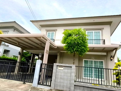 เช่าบ้านเดี่ยว วิทยาลัยสิ่งแวดล้อม : บ้านเดี่ยว2ชั้น 50ตรว. ให้เช่า luxury รังสิต ใกล้ดอนเมือง