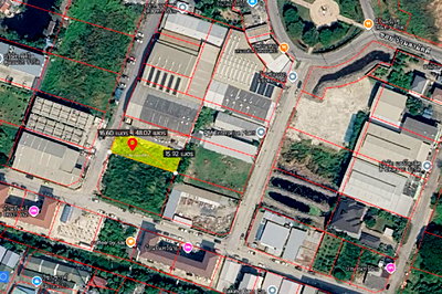ที่ดิน เขตประเวศ : ขายที่ดิน200 ตร.วา ติดถนนกว้าง12เมตร ซอยเฉลิมพระเกิยรติ ร.9 30 แยก 2 (ซอยร่วมสามัคคี) ดอกไม้ ประเวศ กรุงเทพ พื้นที่สีเหลือง