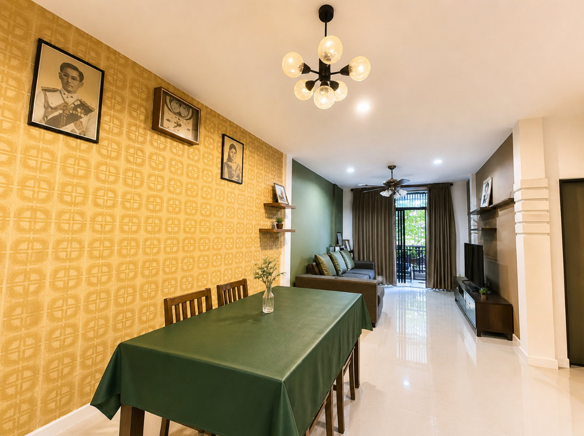 รูป ขายทาวน์โฮม 2 ชั้น เดอะวิลล่า รามอินทรา–วงแหวน บ้านขนาดพอดีอยู่ ต่อเติมครบ จอดรถ 2 คัน ใกล้รถไฟฟ้าสายสีชมพู - รูปที่ 4/20