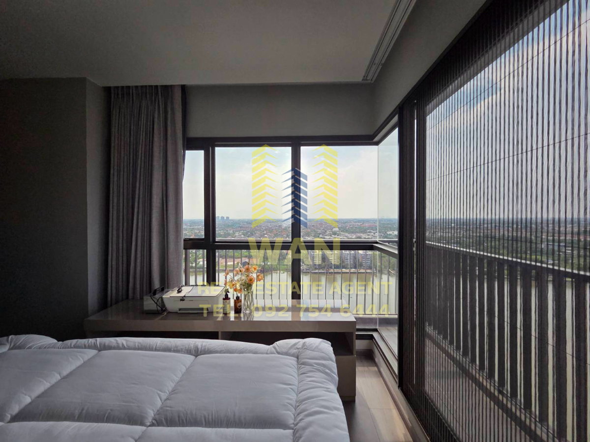 รูป ให้เช่าคอนโด The politan aqua ขนาด 60 ตร.ม. ชั้น 25 ห้องหน้าแม่น้ำ ครบพร้อมอยู่ - รูปที่ 11/21