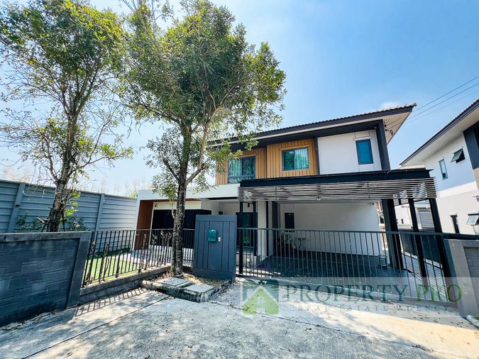 4-bed house for rent, 163 sqm, 60.7 sq wah, Viranya Wongwaen - Onnut