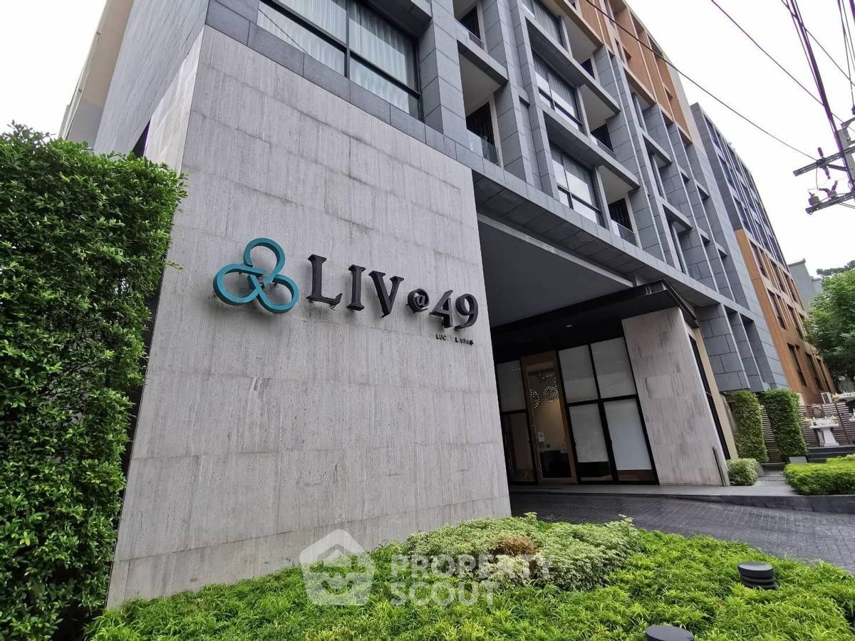 รูป คอนโด 1 ห้องนอน 40 ตร.ม. ที่ LIV @ 49 ชั้น 6 ใกล้ BTS ทองหล่อ (ID 452547) - รูปที่ 1/17