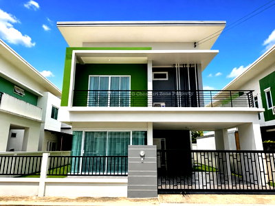 เช่าบ้านเดี่ยว ศรีราชา ชลบุรี : ให้เช่าบ้านเดี่ยว 4 ห้องนอน ม.ซีซั่นวัลเล่ย์ สวนเสือ ศรีราชา