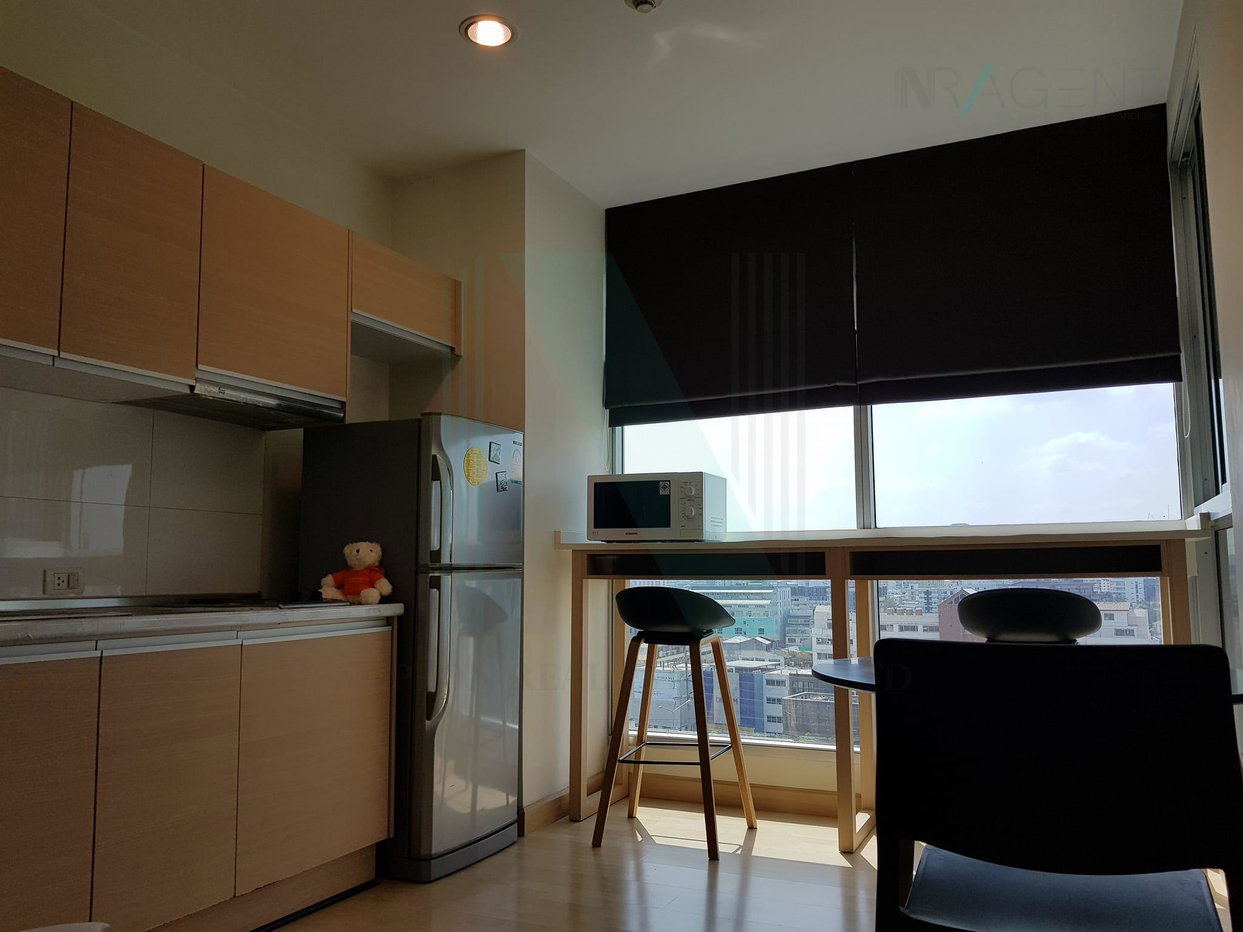 รูป 🔺 ให้เช่าคอนโด ริทึ่ม รัชดา อาคาร A ชั้น 10 1 ห้องนอน ขนาด 45.00 ตรม ใกล้ โรบินสัน รัชดา - รูปที่ 6/8