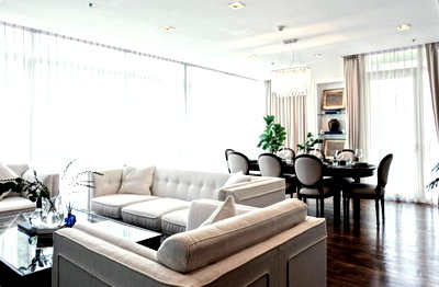 คอนโดให้เช่า : Athenee Residence 4 ห้องนอน 4 ห้องน้ำ