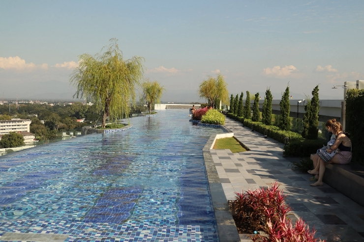 รูป ปล่อยเช่าคอนโด Astra Sky River สระดาดฟ้ากว้างสุดลูกหูลูกตา...ย่านช้างคลาน ใกล้โรงเรียนมงฟอร์ตประถม , โรงเรียนวารี , แอร์พอต , สนามบิน - รูปที่ 26/26