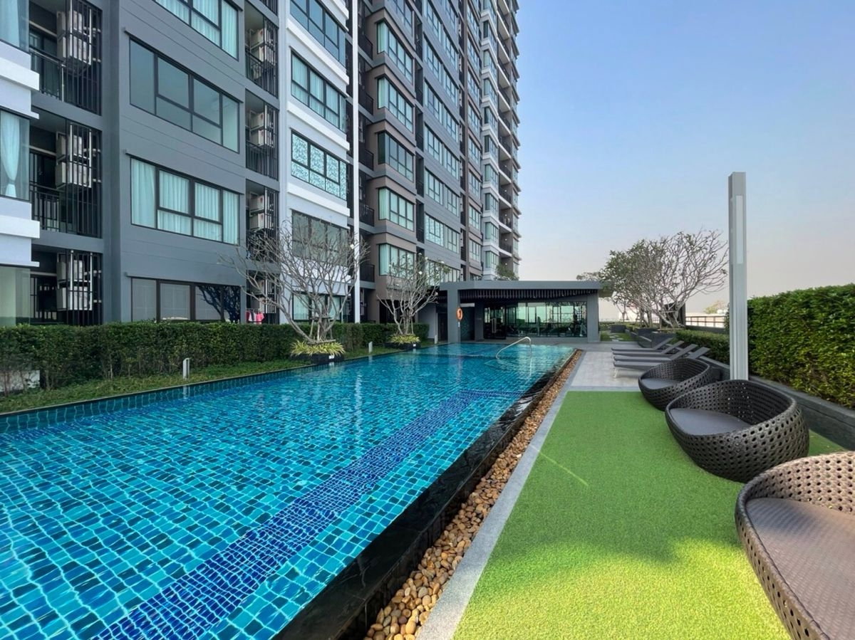 รูป ศุภาลัย ลอฟท์ สถานี MRTแยกไฟฉาย ชั้นเดียวกับส่วนกลาง   ชั้น 5  47 ตารางเมตร  1ห้องนอน 1ห้องน้ำ - รูปที่ 5/7