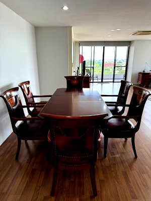 Condos for rent : 🌟   Riverine Place ( A62) Size 218.43 SQ.M Type 3 Bedroom 3 Bathroom On the 12thFloor Rental 57,000THB.