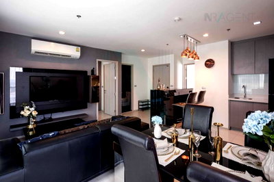 เช่าคอนโด รร.นานาชาติเอกมัย : 📌Exclusive!📌 ให้เช่าคอนโด ริทึ่ม สุขุมวิท 36-38 อาคาร 1 ชั้น 10 2 ห้องนอน ขนาด 80.00 ตรม ใกล้ Rain Hill