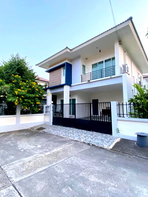 Houses for rent Bangkok : CornerResortStyleHouseForRent #NearDon MueangAirport #ChokprachaResortDonmuang