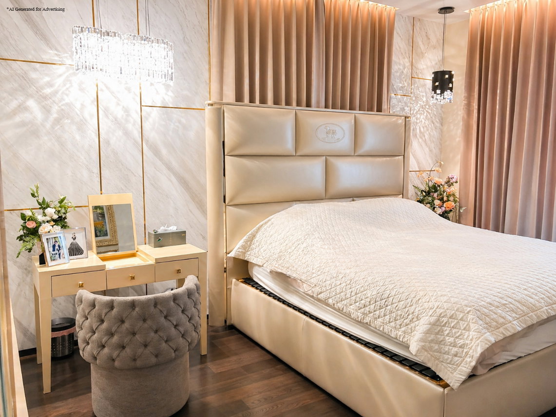 picture Rare Double-Height 2BR | High Floor Skyline | BTS Phrom Phong 300m [U5372967] - 4/19