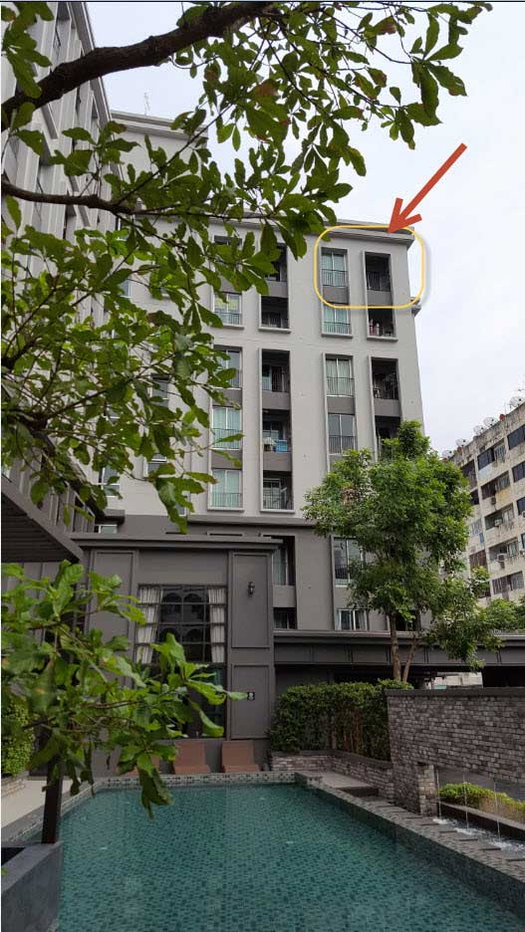 รูป (รีโนเวทใหม่สุดๆ) ให้เช่าคอนโด แชปเตอร์ วัน เดอะ แคมปัส ลาดพร้าว 1 ชั้น 8, 29 ตรม. 1 ห้องนอน ห้องหัวมุม วิวสวย ***14,000 THB/MONTH***  - รูปที่ 14/15