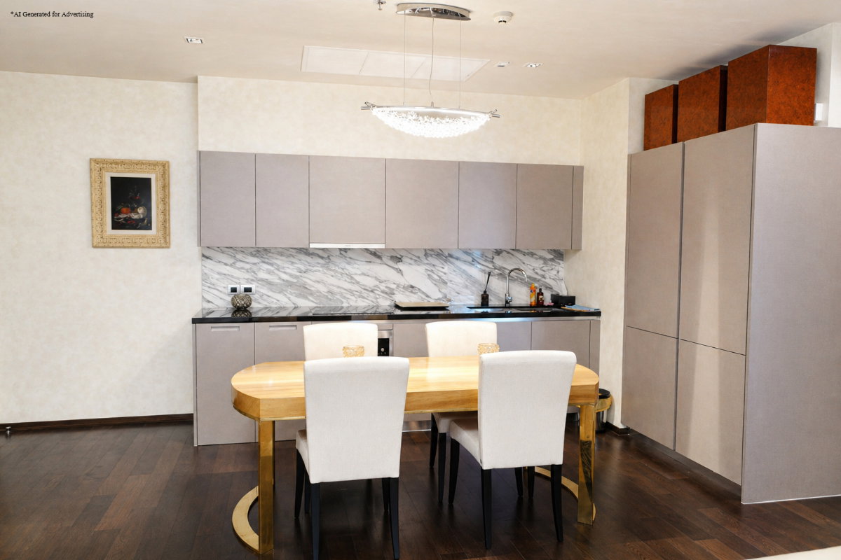 picture Rare Double-Height 2BR | High Floor Skyline | BTS Phrom Phong 300m [U5372967] - 3/19