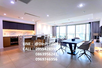 Condos for rent : Rent, THE RIVER, 2 bedroom, 110 sqm., near BTS, ICONSIAM, near Sathorn, Silom 