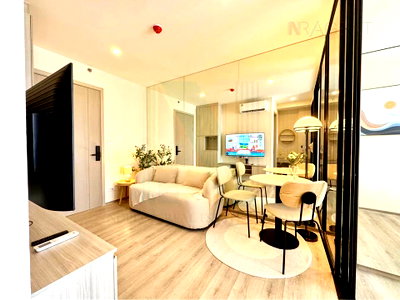 Condos for rent : 🎉 For Rent Condo ORIGIN PLACE BANGNA Building 1, Floor 12,1 bed room, Room size 28 sqm