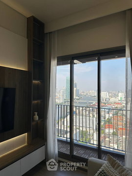คอนโด 1-ห้องนอน ที่ ริธึ่ม เจริญกรุง พาวิลเลี่ยน ใกล้ BTS สะพานตากสิน (ID 1952930)